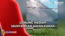Gunung Merapi Kembali Erupsi, Hujan Abu dan Awan Panas Tutupi Desa di Magelang hingga Boyolali