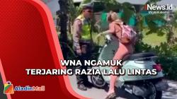 WNA Ngamuk saat Terjaring Razia Lalu Lintas di Bali, Viral