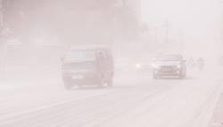 Suasana Kota Magelang Diselimuti Abu Vulkanik Gunung Merapi