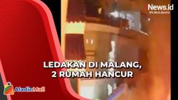 Begini Ngerinya Ledakan di Malang yang Terekam CCTV