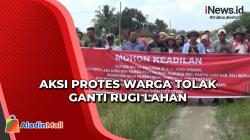 Warga Protes Tolak Ganti Rugi Lahan Pengendalian Banjir di Deliserdang