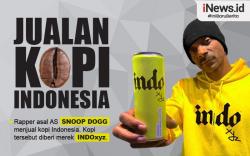 Infografis Rapper AS Snoop Dogg Jualan Kopi Indonesia 