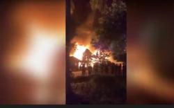 2 Rumah Warga Madina Terbakar Diduga gegara Korsleting Listrik