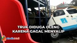 Sopir Ambulans Tewas Terjepit setelah Ditabrak Truk di Pangandaran