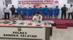 Edarkan Sabu, 5 Petani di Bangka Selatan Ditangkap Polisi