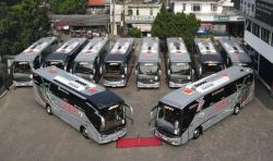 PO SAN Rilis 10 Bus Mewah Mercedes-Benz OH 1526, Buka Rute Terjauh Dumai-Solo<