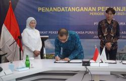 Disaksikan Menaker, Angkasa Pura I Sepakati PKB dengan Serikat Pekerja dan Asosiasi Karyawan<