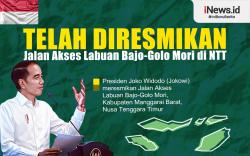 Infografis Jokowi Resmikan Jalan Labuan Bajo-Golo Mori Senilai Rp481 Miliar