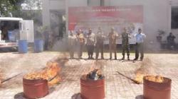 25 Barang Bukti Kejahatan Dimusnakan Kejari Ambon, dari Sabu, Senpi hingga Bom