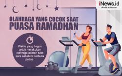 Infografis Olahraga yang Cocok saat Puasa Ramadhan