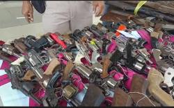 Polres OKI Sita Ratusan Senpi dalam 2 Pekan, 4 Orang Ditangkap