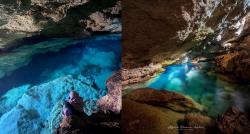 Cantiknya Goa Kristal Kupang, Air Jernih Bergradasi Biru dan Menyala Terkena Sinar Matahari