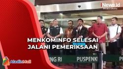 Selesai Jalani Pemeriksaan di Kejagung, Menkominfo: Saya Telah Berikan Keterangan sebagai Saksi