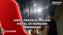 Gara-Gara Puntung Rokok, Mess Pekerja dalam Hotel di Kendari Terbakar