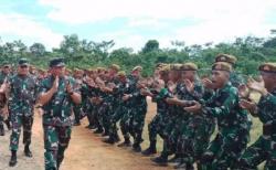 Pangkogabwilhan I Semangati Prajurit TNI di Perbatasan: Jaga Kesehatan dan Moral