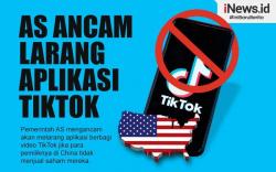 Infografis AS Ancam Larang TikTok