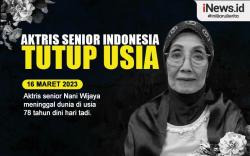 Infografis Aktris Senior Nani Wijaya Meninggal Dunia