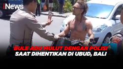 Bule Adu Mulut dengan Polisi saat Dihentikan di Ubud, Bali