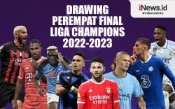 Infografis Drawing Perempat Final Liga Champions: