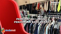 Pedagang di Surabaya Keluhkan Peraturan Larangan Berjualan Pakaian Bekas Impor