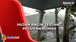 Cuaca Ekstrem, Hujan Angin Rusak Puluhan Rumah di Ponorogo