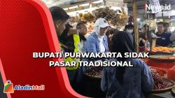 Jelang Ramadan, Bupati Purwakarta Sidak Pasar Tradisional Pantau Harga Sembako
