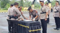 Kapolres Mimika Pimpin Sertijab 6 Pejabat Baru, Ini Nama-namanya