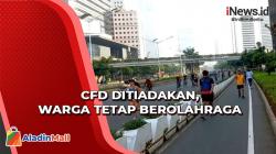 Tanpa CFD, Warga Tetap Antusias Olahraga di Jalan Sudirman