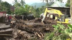 Jalan Penghubung Minut-Bitung Putus akibat Diterjang Banjir Bandang 