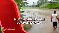 Hujan Deras, Sungai Ogan Meluap Hanyutkan 6 Jembatan di Ogan Ilir