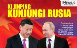 Infografis Presiden China Xi Jinping Kunjungi Rusia