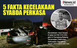 Infografis 5 Fakta Kecelakaan Syabda Perkasa Belawa di Tol Pemalang