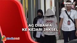 Penampakan AG Pacar Mario Dandy saat Dibawa ke Kejari Jaksel