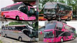 5 PO Bus asal Jepara, Ada yang Berwarna Pink Kini Dikelola Rian Mahendra