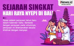 Infografis Sejarah Singkat Hari Raya Nyepi di Bali 
