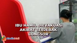 Ibu Hamil Ditandu akibat Ambulans Terjebak Longsor