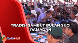 Tradisi Warga Kampar Makan Bersama Sambut Bulan Suci Ramadan