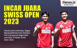 Infografis Bagas/Fikri Incar Juara Swiss Open 2023!