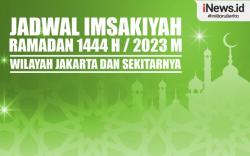 Infografis Jadwal Imsakiyah di Jakarta dan Sekitarnya selama Ramadan 1444 H