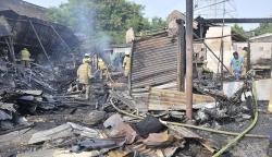 4 Ruko di Pondok Bambu Ludes Terbakar