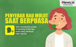  Infografis Kebiasaan yang Picu Bau Mulut saat Berpuasa