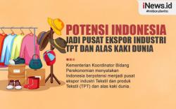 Infografis Potensi Indonesia Jadi Pusat Ekspor Industri TPT dan Alas Kaki Dunia