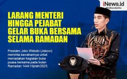 Infografis Larang Menteri hingga Pejabat Gelar Buka Bersama selama Ramadan