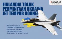 Infografis Finlandia Tolak Permintaan Ukraina soal Jet Tempur Hornet