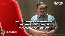 Presiden Jokowi Beri Arahan soal Larangan Buka Puasa Bersama, tapi Bukan untuk Masyarakat Umum