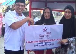 Partai Perindo Bagikan Gerobak dan Modal Usaha ke Pedagang Kecil di Donggala
