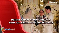 Syahdu, Begini Prosesi Pernikahan Kevin Sanjaya dan Valencia Tanoesoedibjo