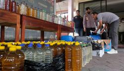 Tekan Angka Kriminalitas, 884 Liter Miras Oplosan Disita