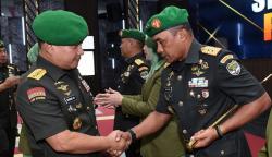 KSAD Jenderal Dudung Pimpin Sertijab Pangdam Jaya Mayjen Hasan, Ini Pesannya