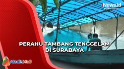 Perahu Tambang Tenggelam di Surabaya, Satu Penumpang Hilang Terseret Arus Sungai